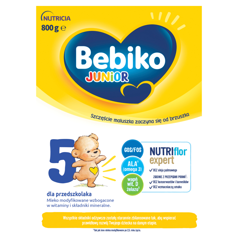 BEBIKO Junior 5 Mleko modyfikowane dla dzieci już od 2,5 roku życia frisco.pl
