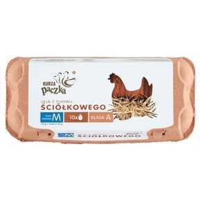 KURZA PACZKA Jaja kurze z chowu ściółkowego (rozmiar M) - 10 szt.
