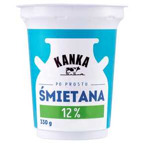 KANKA Śmietana mleczna 12%
