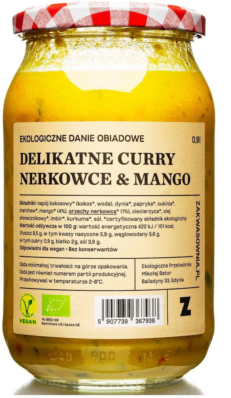 DELIKATNA Curry delikatne z orzechami nerkowca i mango BIO