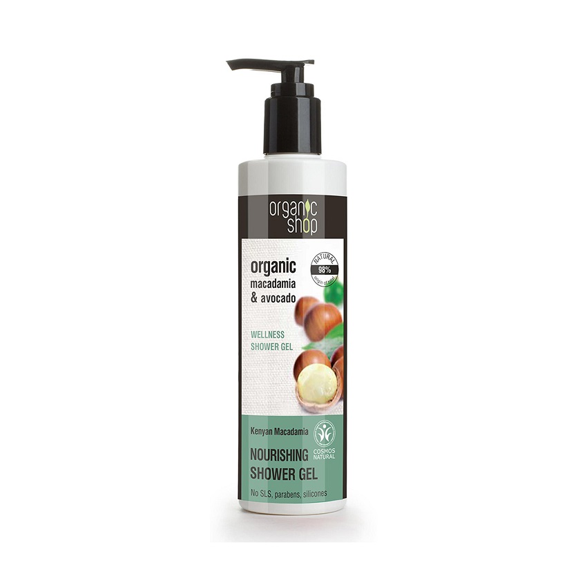 ORGANIC SHOP Żel pod prysznic odżywczy Kenijska Makadamia
