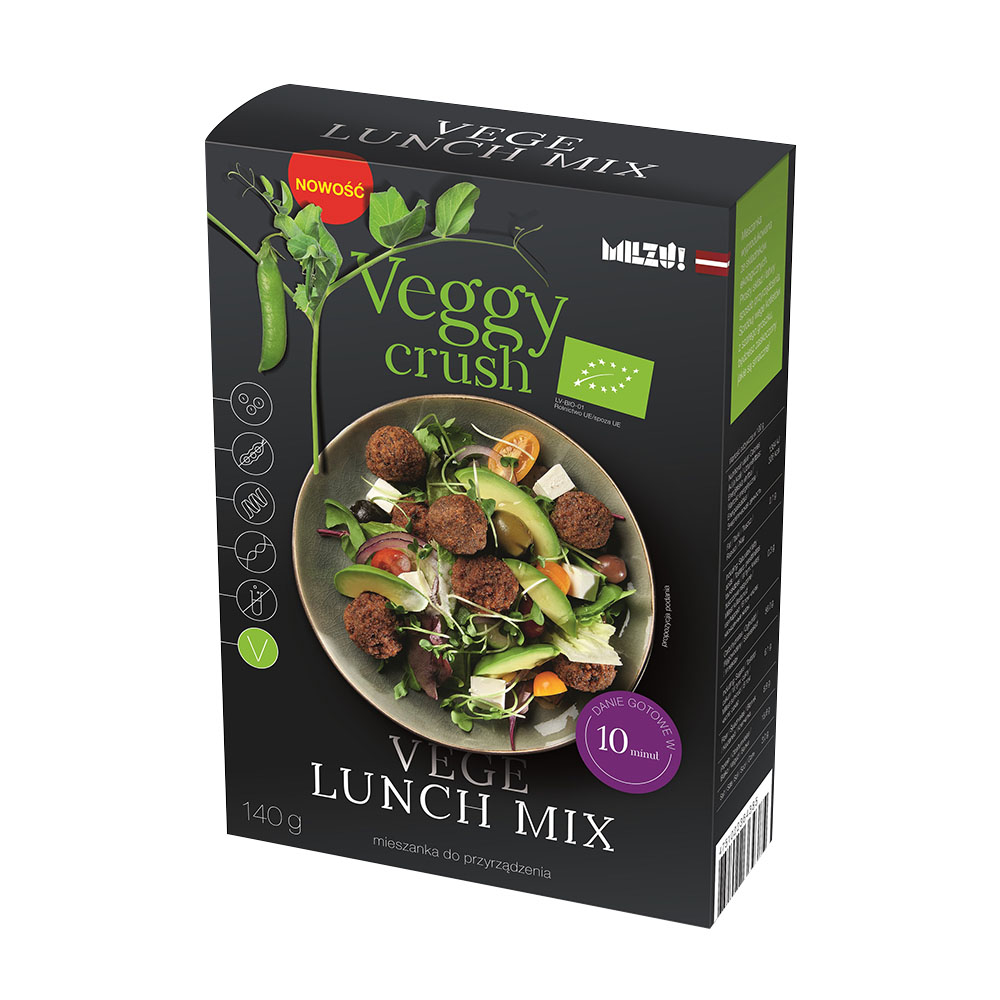 MILZU Veggy Crush Mieszanka do przyrządzenia Vege Lunch BIO