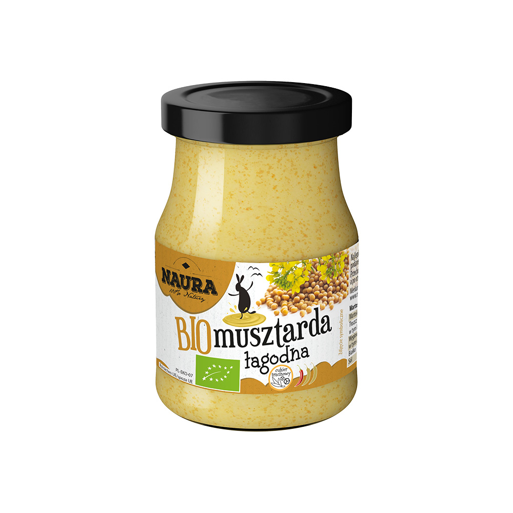 NAURA Musztarda łagodna BIO