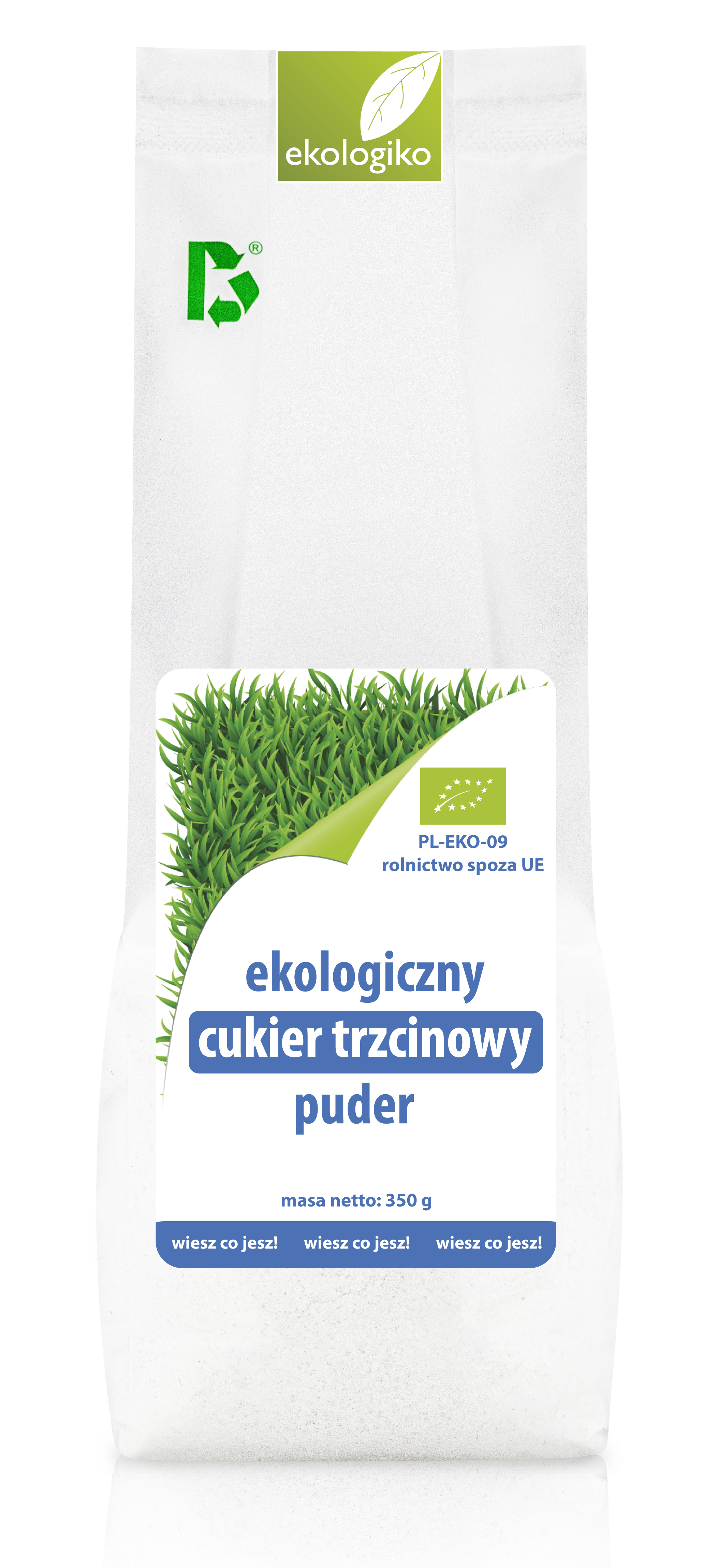 EKOLOGIKO Cukier puder trzcinowy BIO