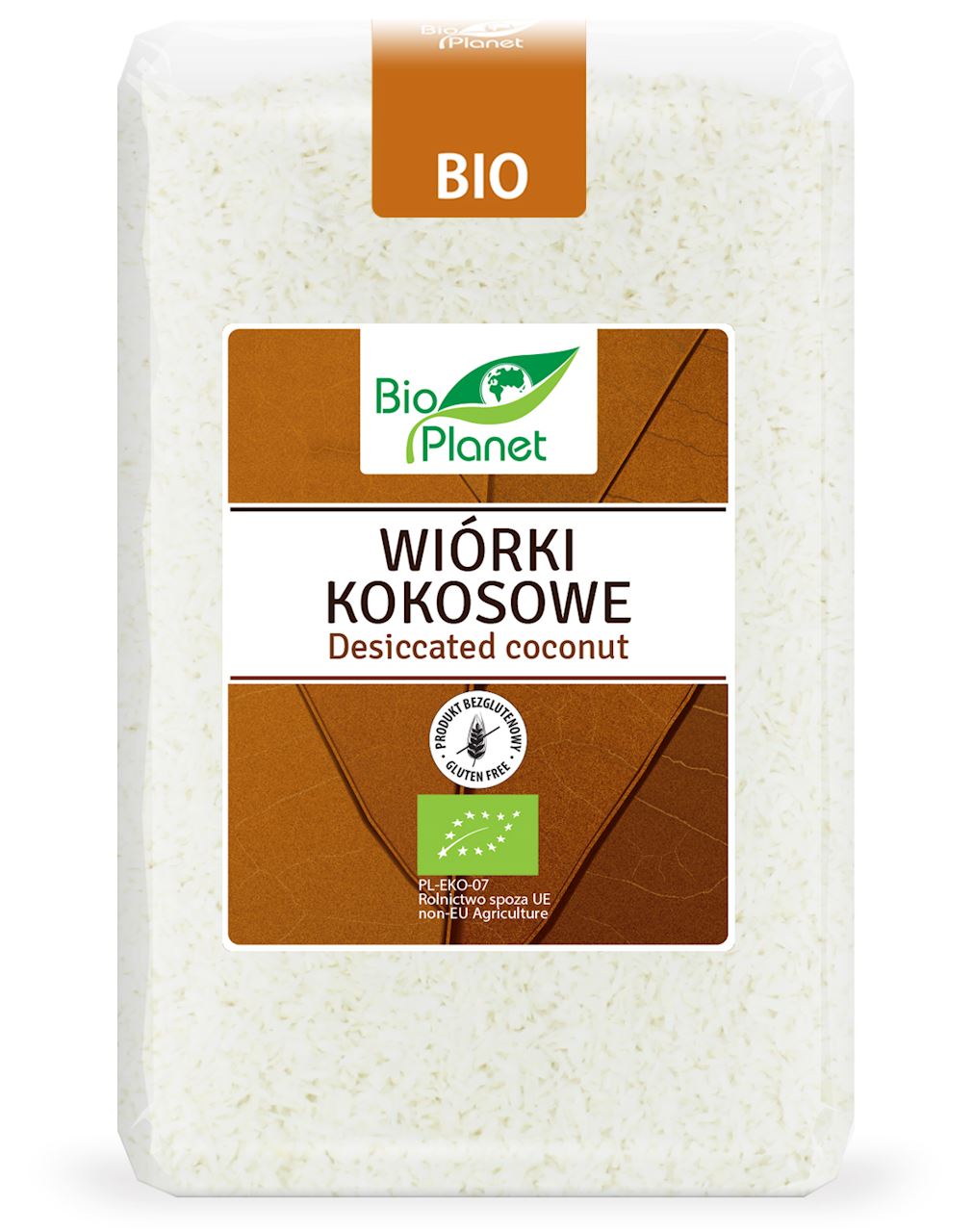 BIO PLANET Wiórki kokosowe bezglutenowe BIO