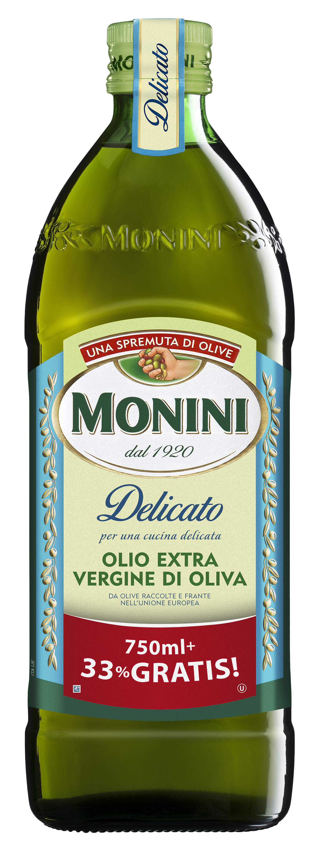 MONINI Delicato Oliwa z oliwek extra vergine 750ml+33% GRATIS