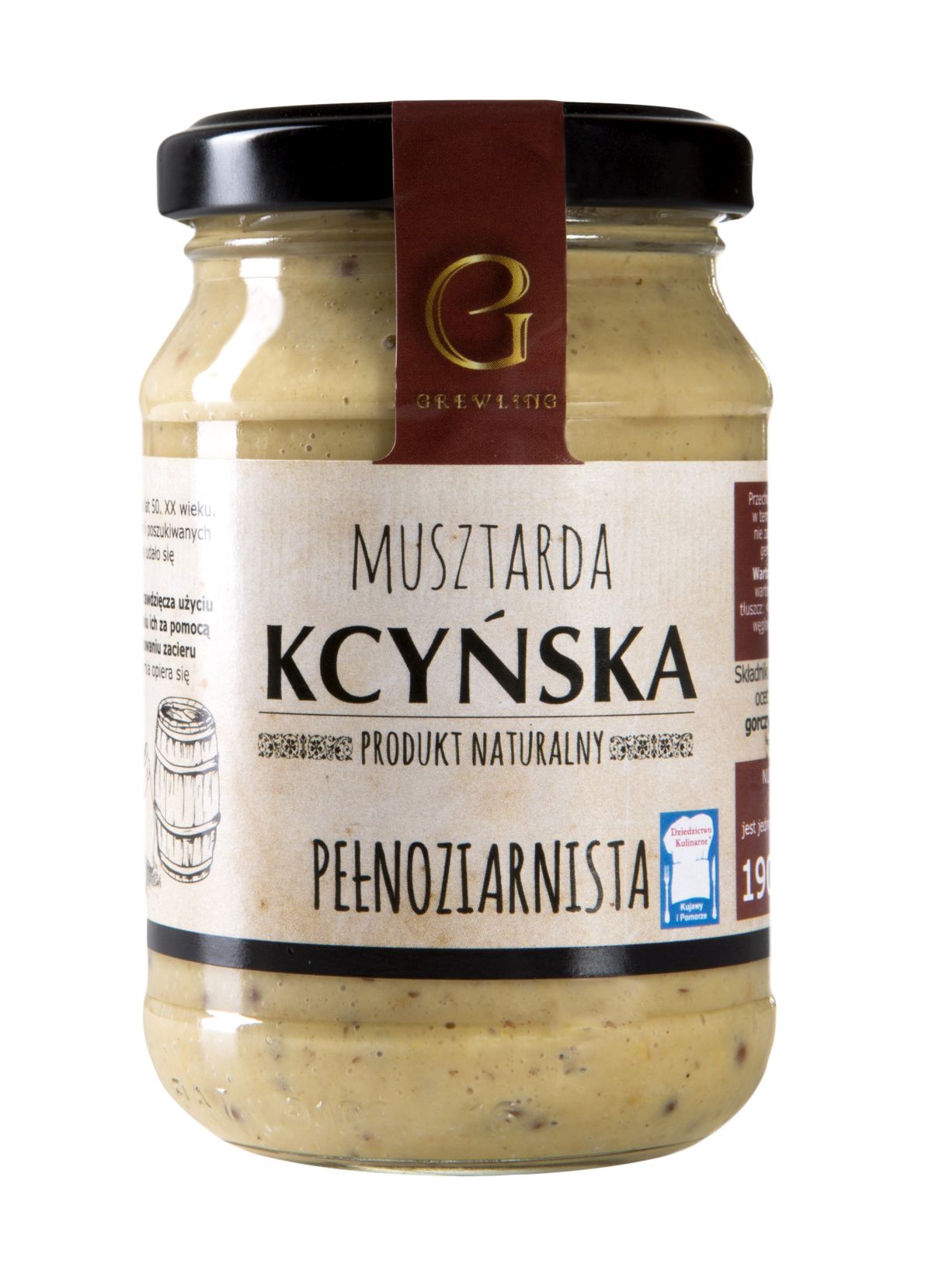 KCYŃSKA Musztarda pełnoziarnista
