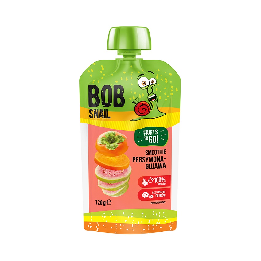 BOBSNAIL Smoothie persymona-guawa bez dodatku cukru