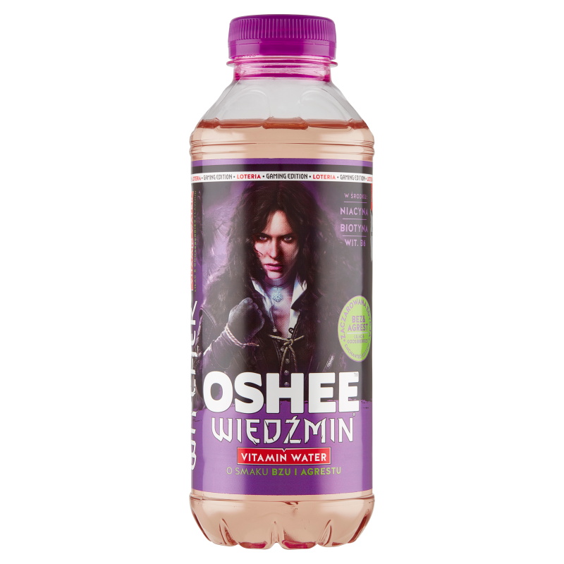OSHEE Wiedźmin Vitamin Water Napój niegazowany o smaku bzu i agrestu
