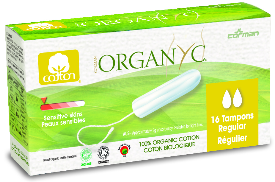 ORGANYC Tampony Regular 16 szt BIO