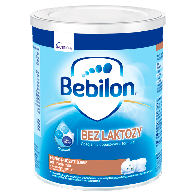BEBILON Bez laktozy Pronutra Mleko początkowe od urodzenia