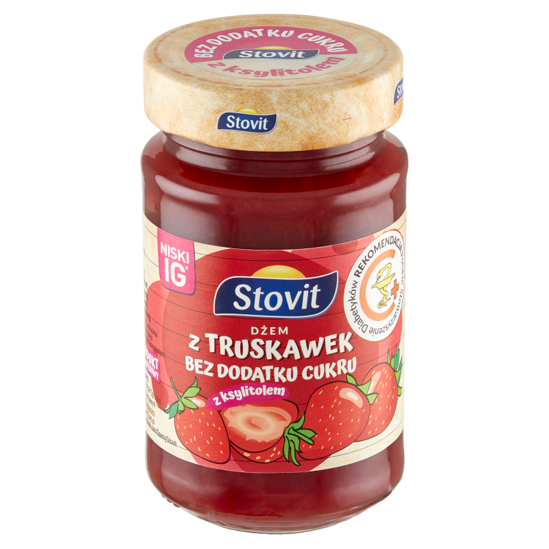 STOVIT Dżem słodzony ksylitolem z truskawek