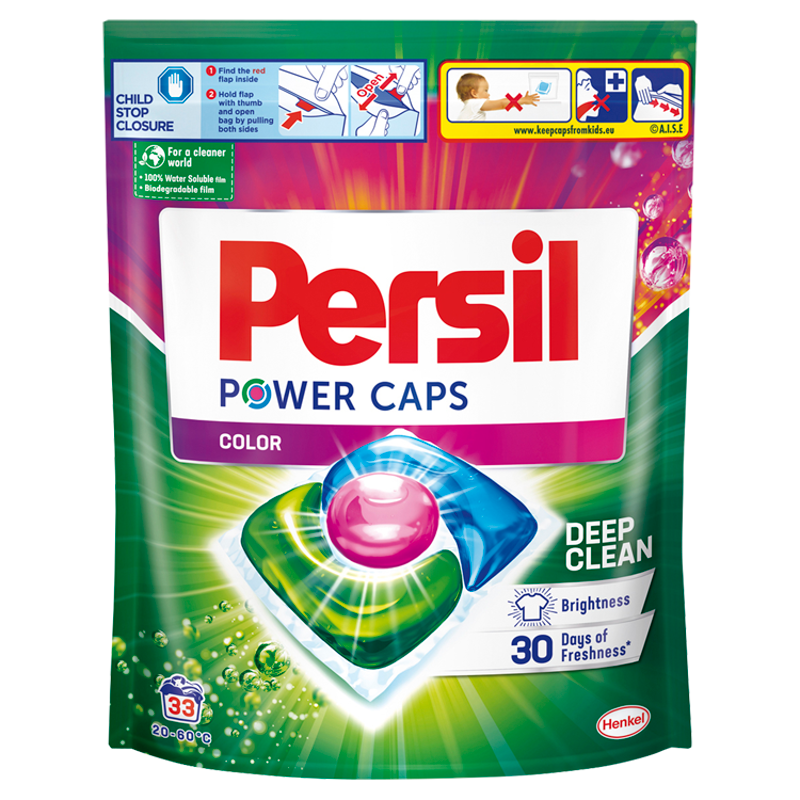PERSIL Power Caps Kapsułki do prania Color 33 szt.