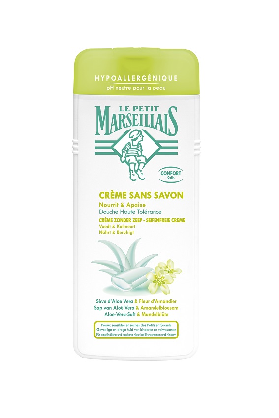 LE PETIT MARSEILLAIS Żel pod prysznic hipoalergiczny Aloe&Kwiat Migdału