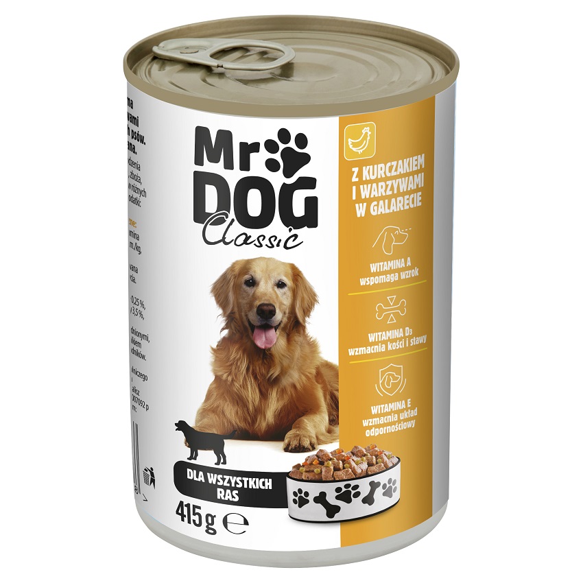 MR DOG Karma dla psów z kurczakiem i warzywami