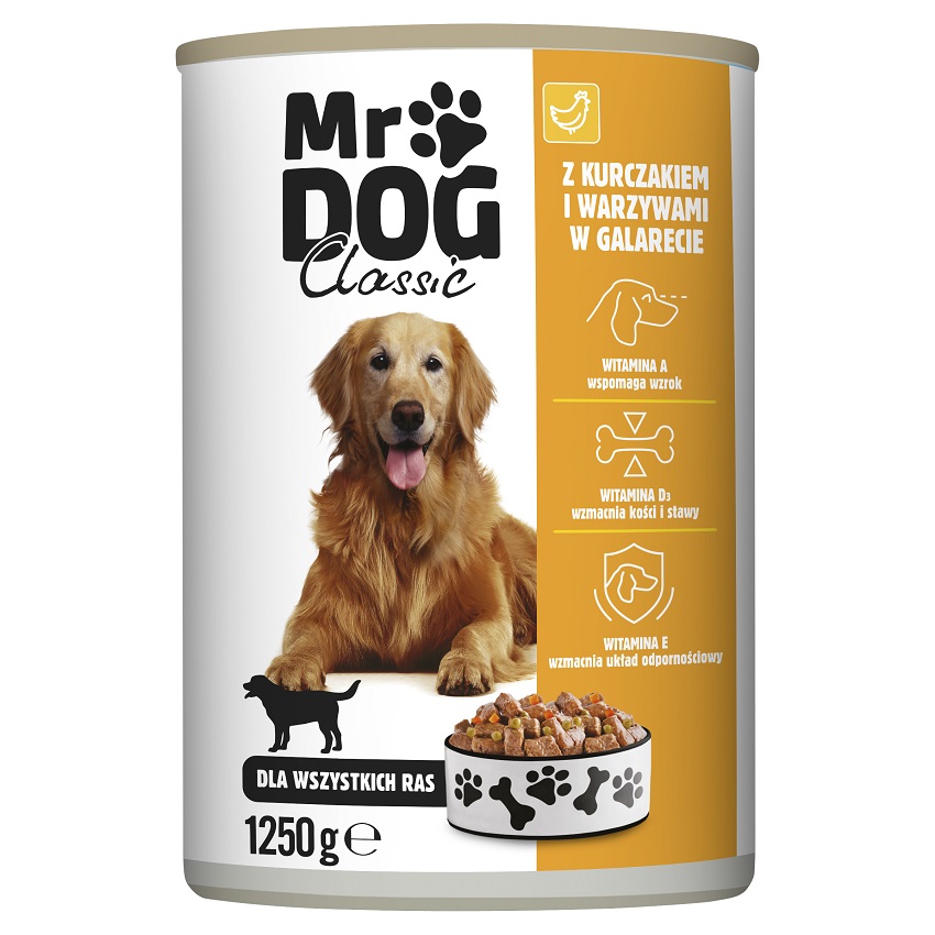 MR DOG Karma dla psów z kurczakiem i warzywami
