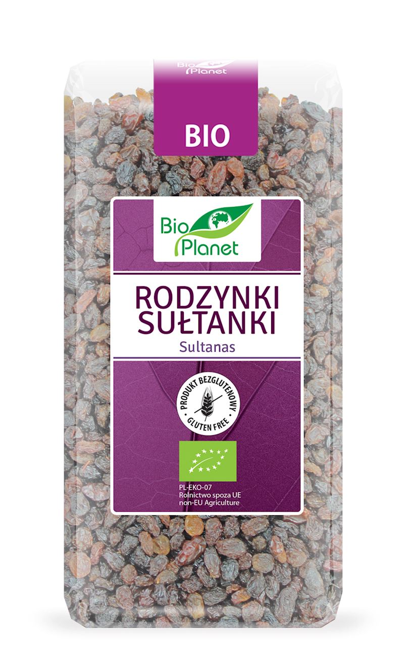 BIO PLANET Rodzynki sułtanki BIO