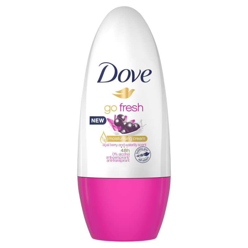 DOVE GO FRESH Antyperspirant w kulce Jagody Acai i Lilia Wodna