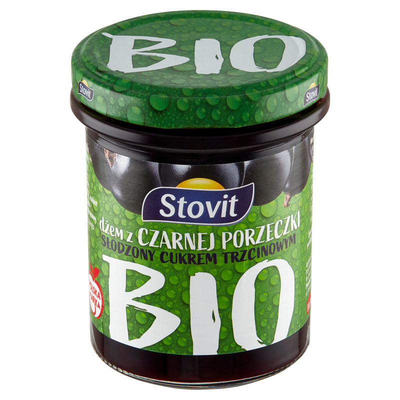 STOVIT Dżem z czarnych porzeczek BIO frisco.pl
