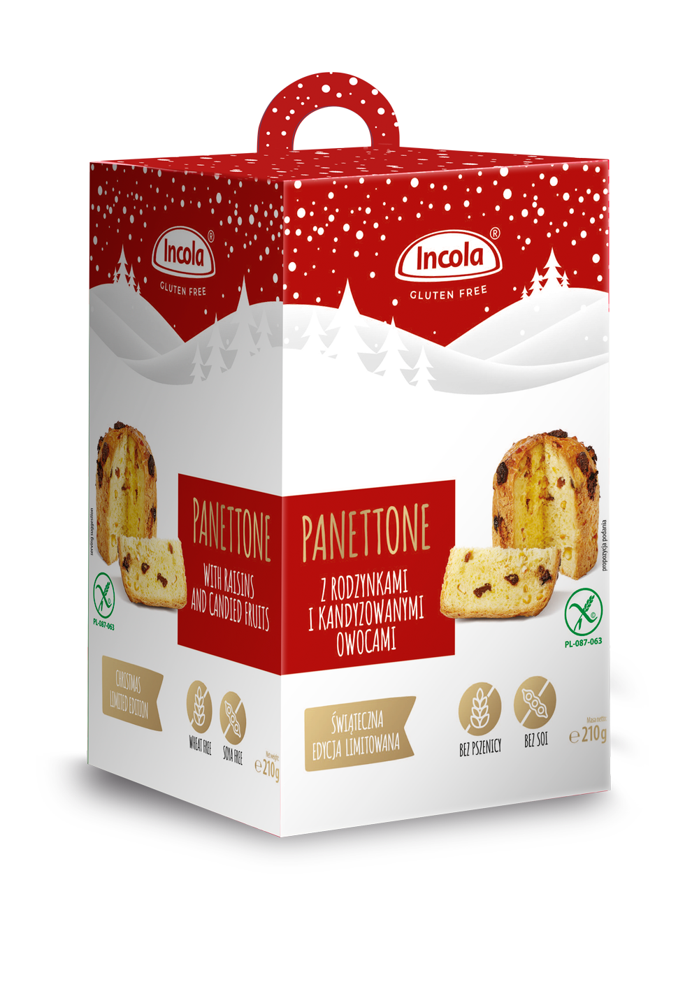INCOLA Bezglutenowa babka panettone