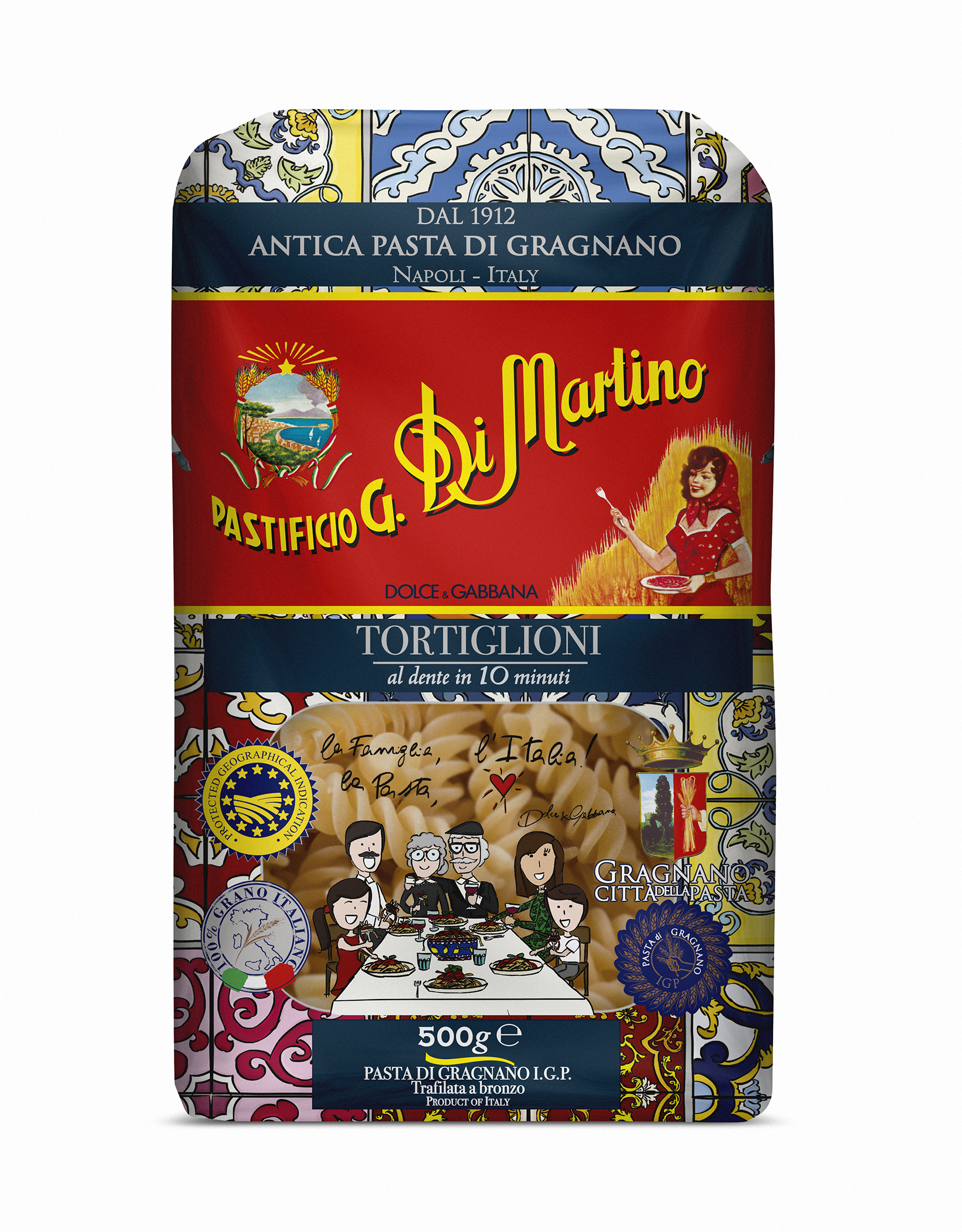 DOLCE&GABBANA Makaron Tortiglioni (Pasta di Gragnano I.G.P.)