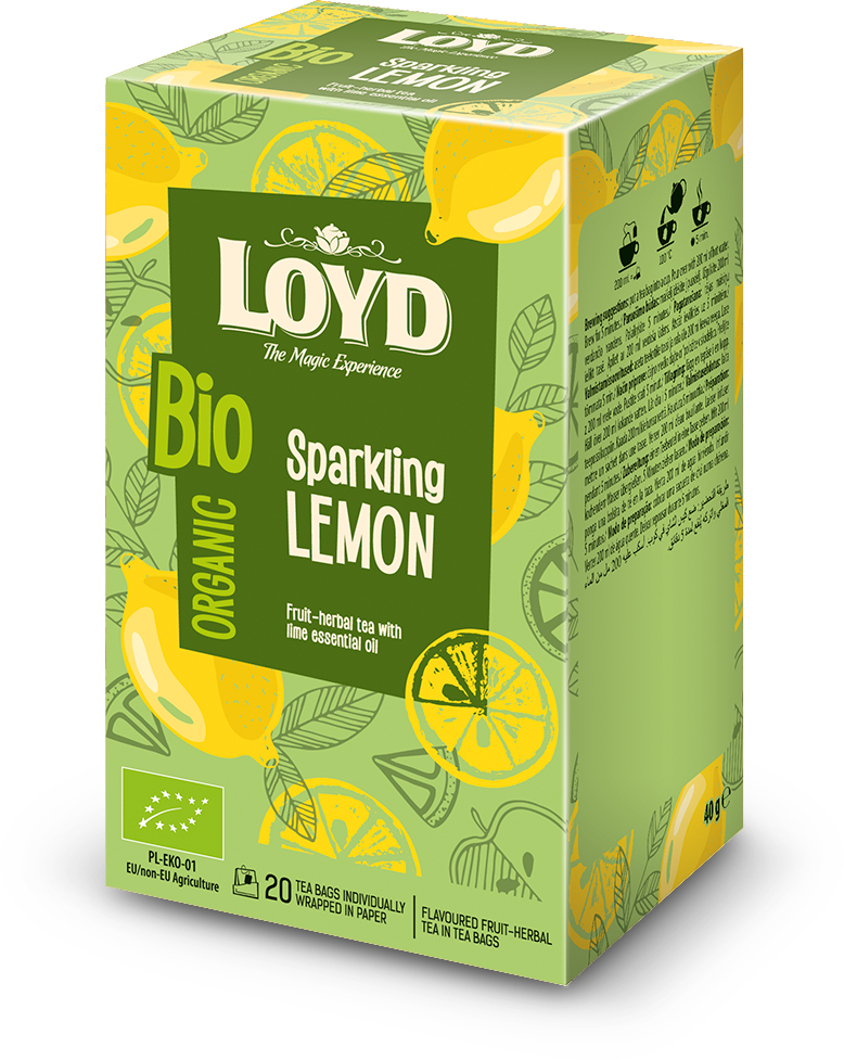 LOYD TEA Herbata Sparkling Lemon BIO (20 torebek)