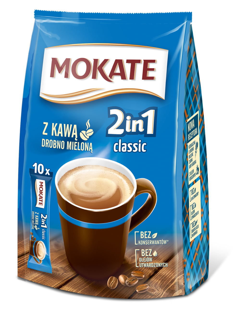 MOKATE Kawa rozpuszczalna 2w1 Classic (10 szt.)