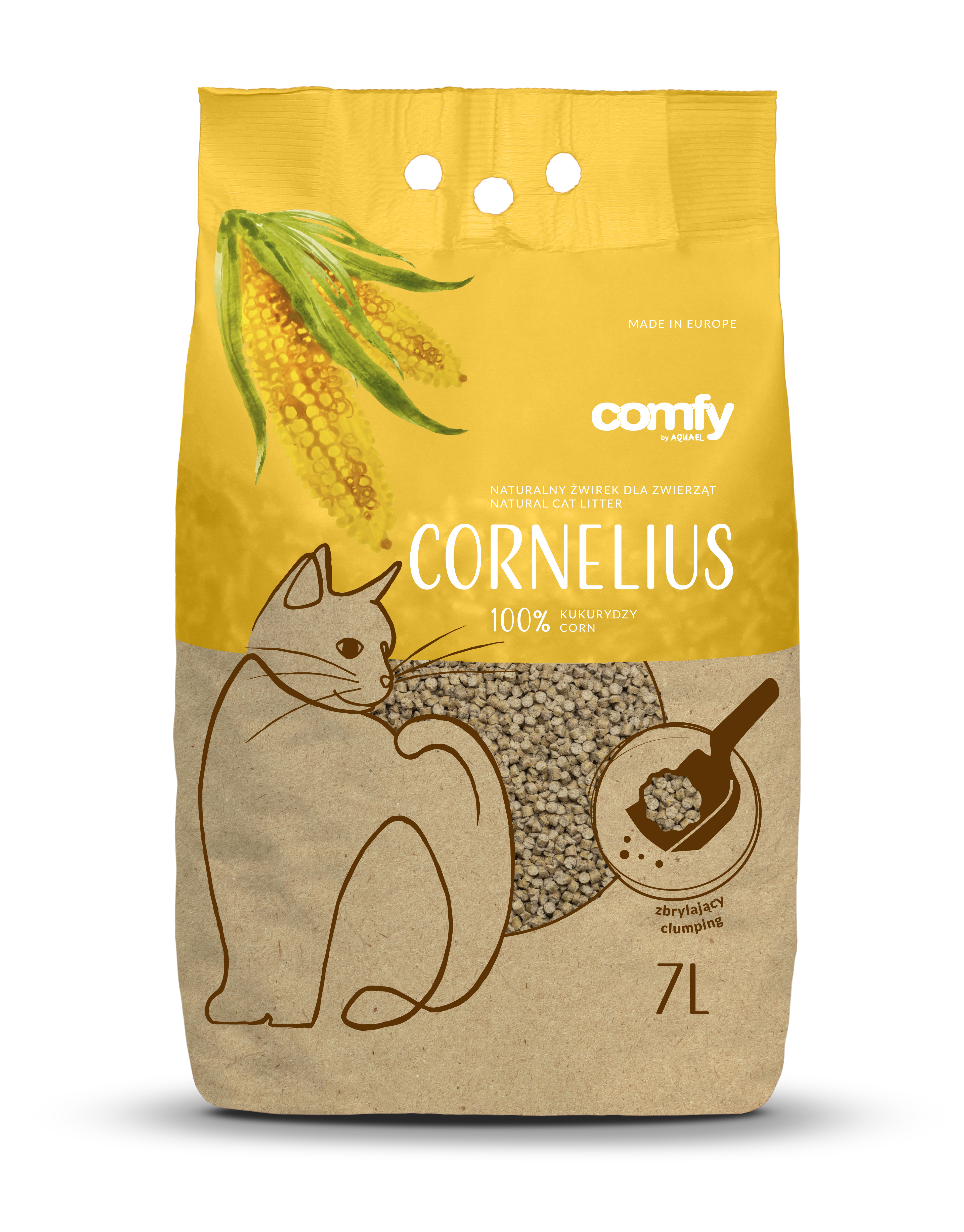 COMFY Cornelius Żwirek kukurydziany zbrylający