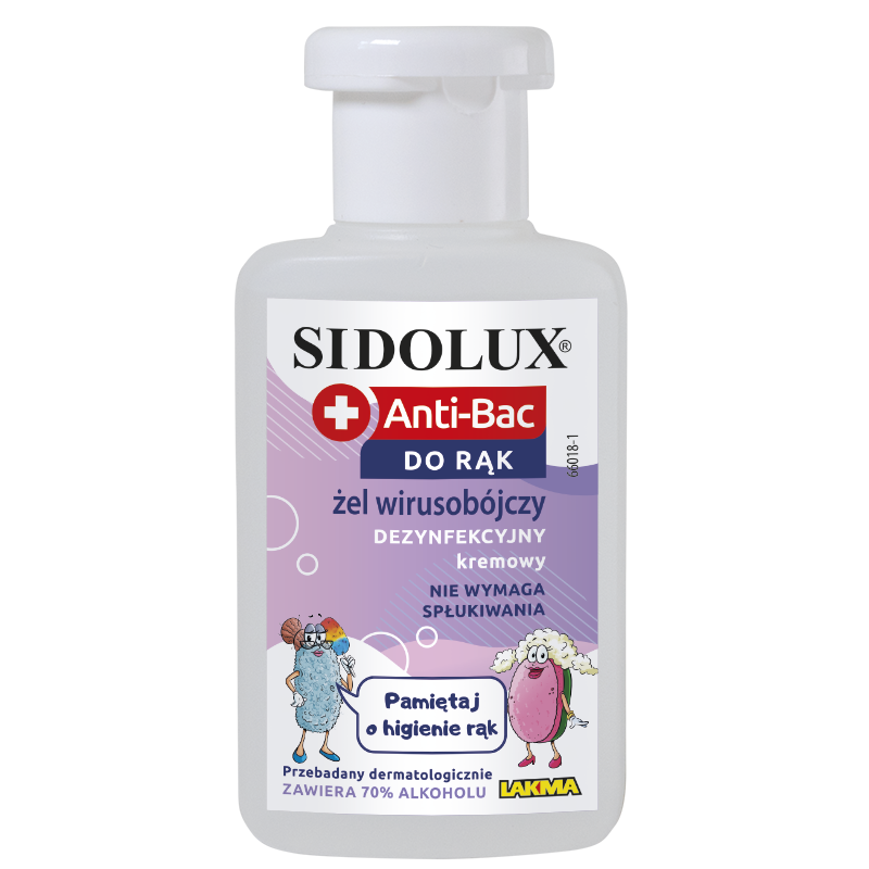 SIDOLUX Anti - Bac Kremowy żel do dezynfekcji rąk