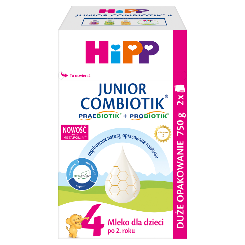 HIPP Junior Combiotik 4 mleko dla dzieci po 2 roku