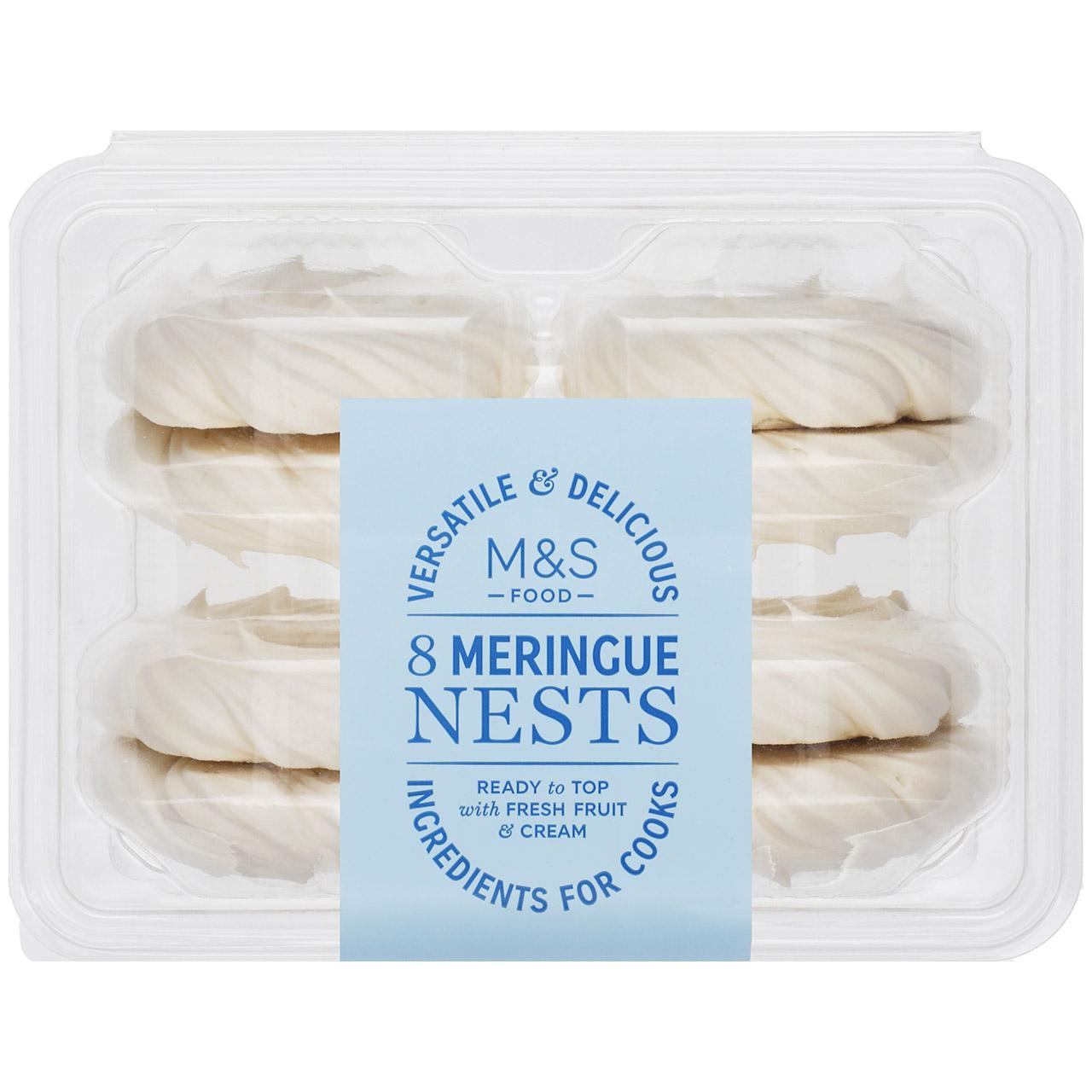 MARKS & SPENCER Gniazdka bezowe (8 szt.)