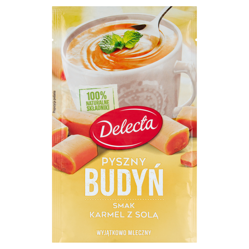 DELECTA Z Serca Natury Budyń instant o smaku karmelowym z solą frisco.pl