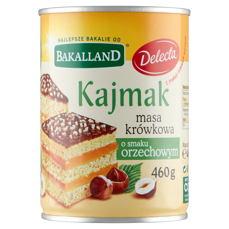 BAKALLAND Masa krówkowa orzechowa