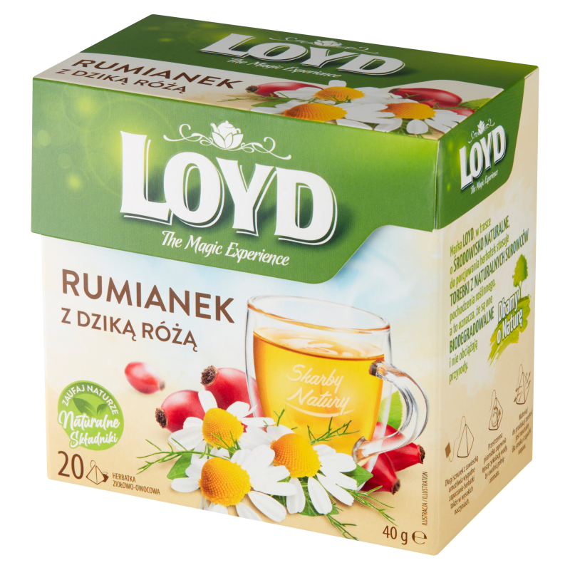 LOYD TEA Rumianek z Dziką Różą (20 torebek)