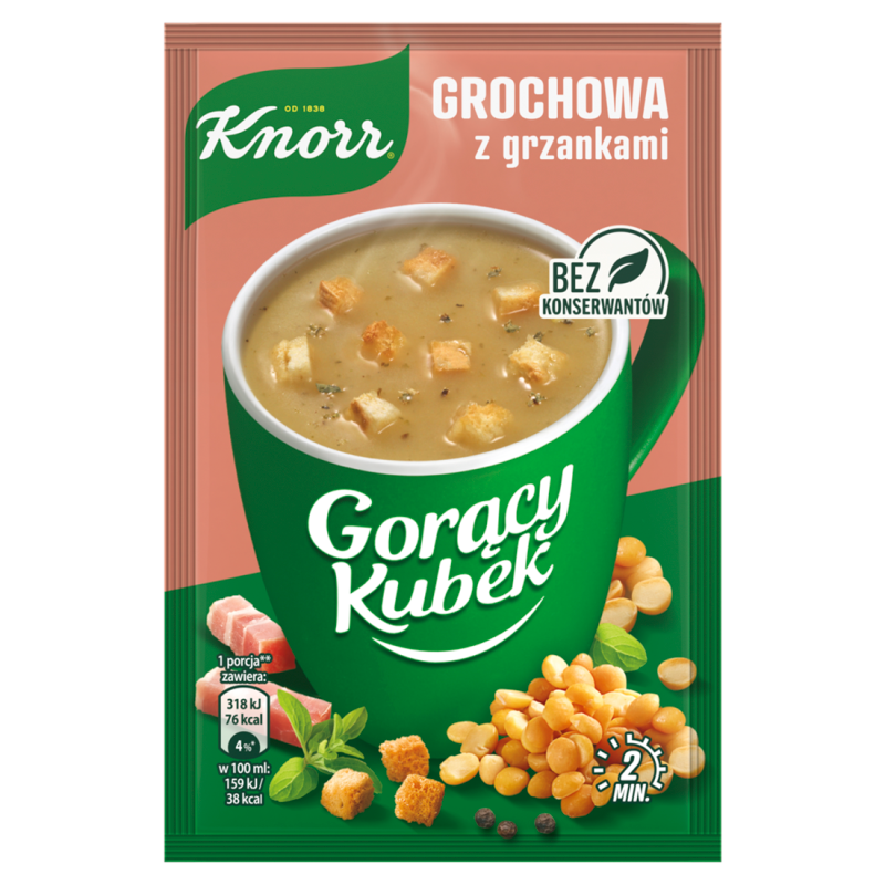 KNORR Gorący Kubek Grochowa z grzankami frisco.pl