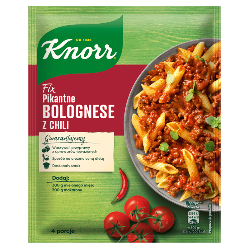 KNORR FIX Pikantne Bolognese z chili frisco.pl