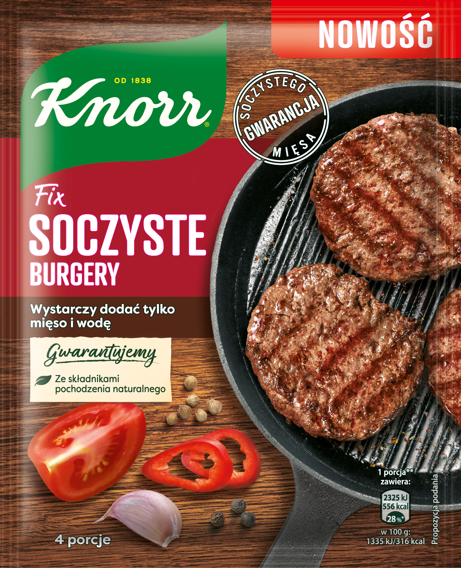 KNORR FIX Soczyste burgery frisco.pl