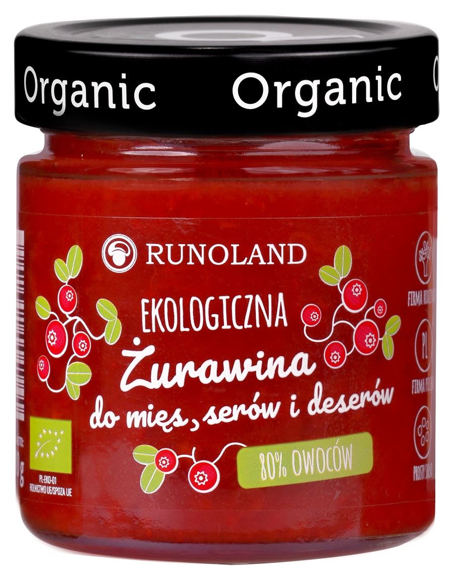 RUNOLAND Żurawina do mięs serów i deserów BIO