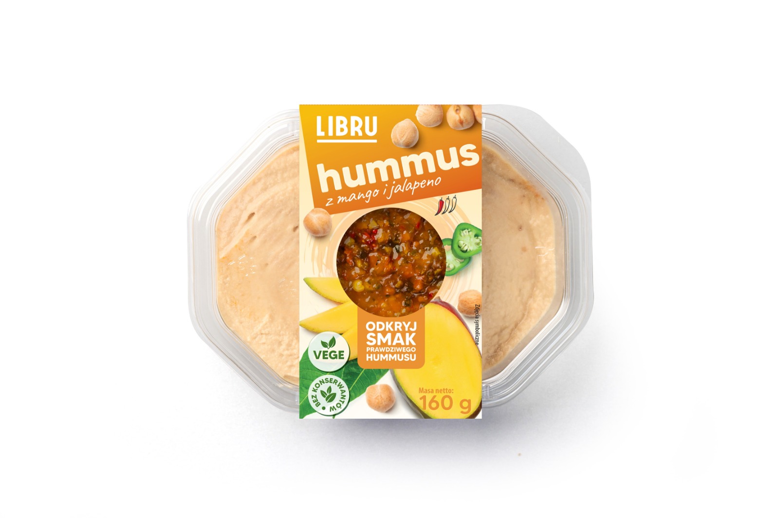 LIBRU Hummus z mango i jalapeno