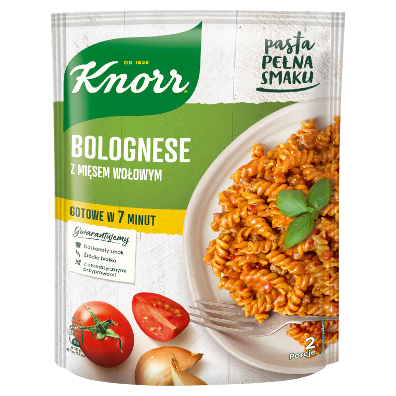 KNORR Makaron bolognese z mięsem wołowym