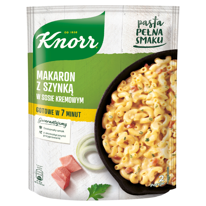 KNORR Makaron z szynką w sosie kremowym frisco.pl