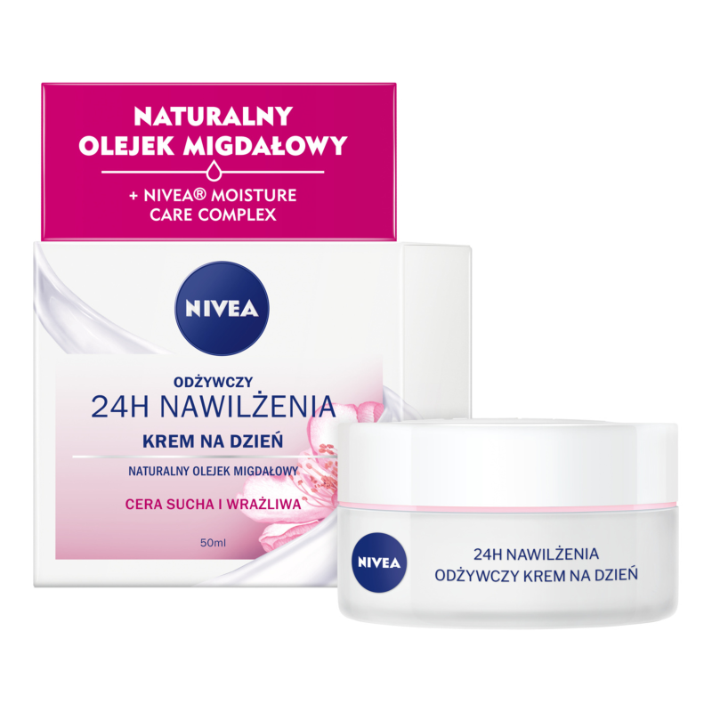 NIVEA Odżywczy krem na dzień 24 h-cera sucha i wrażliwa