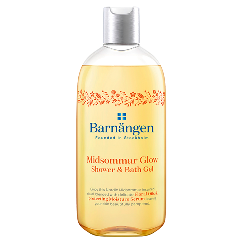 BARNÄNGEN Mildsommar Glow Żel pod prysznic z olejkami kwiatów
