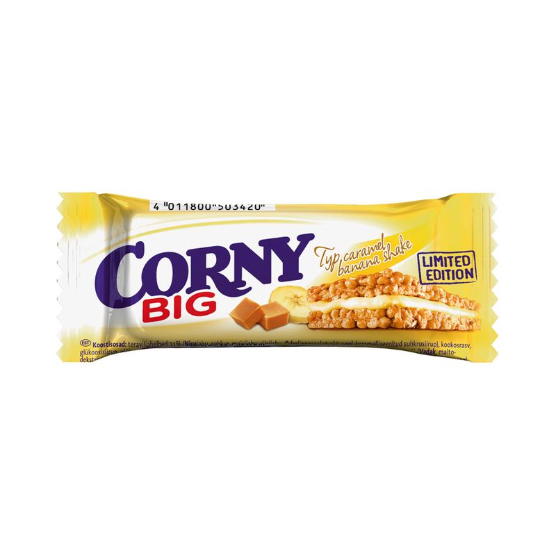 CORNY Big baton zbożowy o smaku banana i karmelu