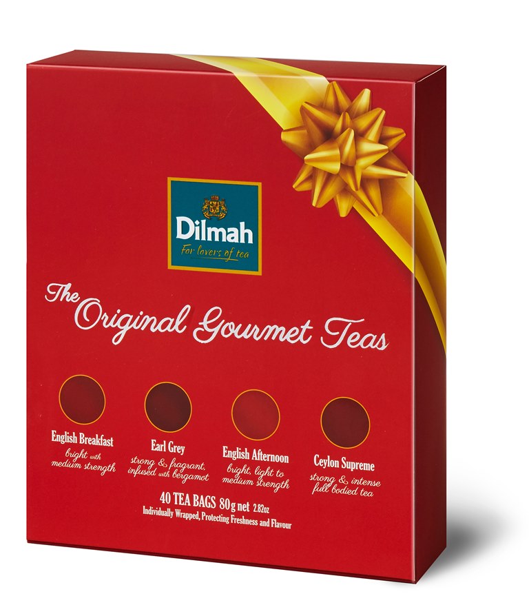 DILMAH Zestaw herbat czarnych i Earl Grey 40 torebek (saszetki)