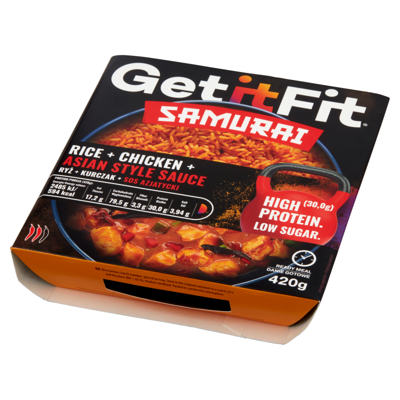 GET IT FIT Samurai ryż + kurczak + sos azjatycki frisco.pl