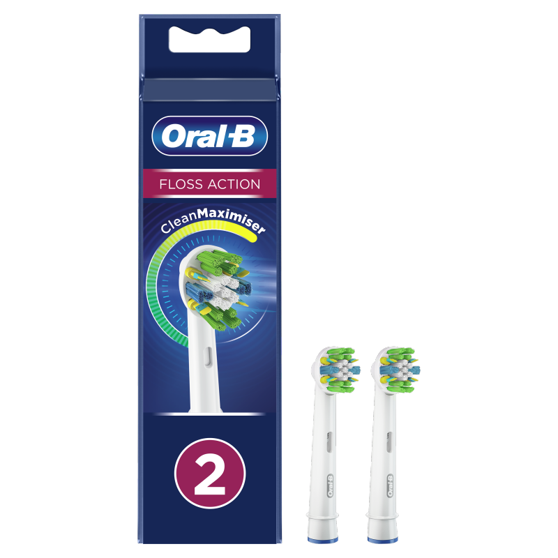 ORAL-B Końcówki do szczoteczki FlossAction CleanMaximiser 2 sztuki frisco.pl