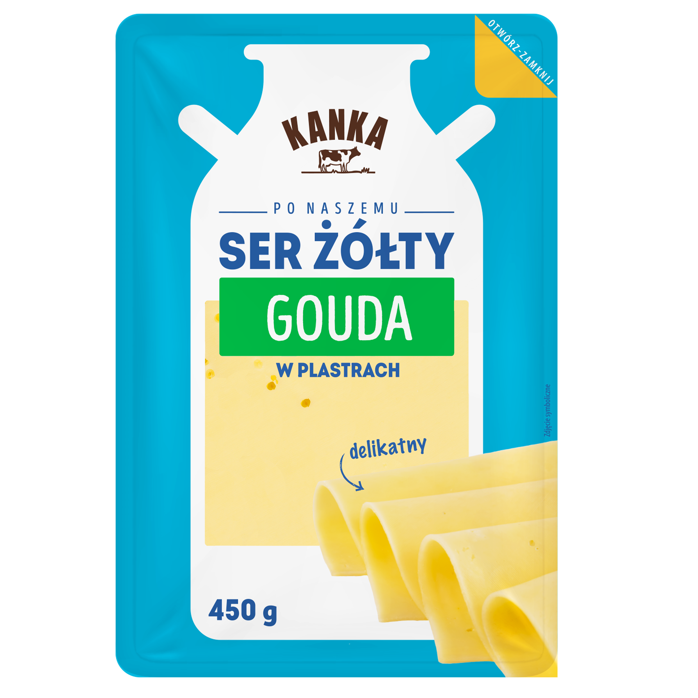 KANKA Ser żółty Gouda w plastrach