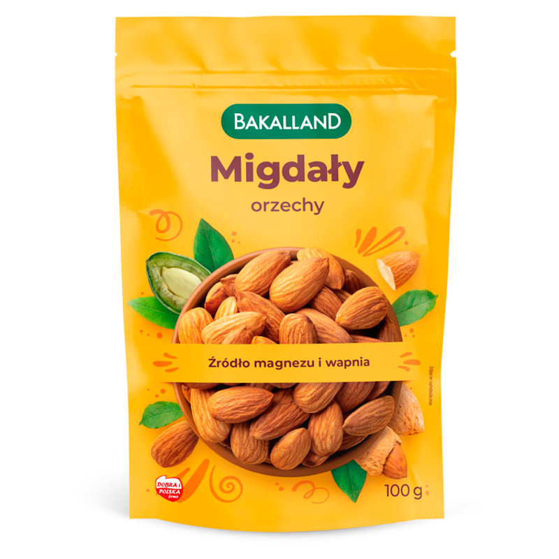 BAKALLAND Migdały łuskane frisco.pl