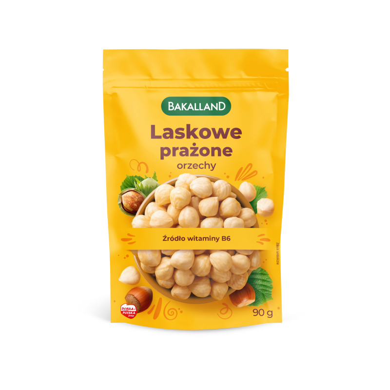 BAKALLAND Orzechy laskowe blanszowane prażone